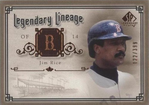 2005 SP Legendary Cuts - Jim Rice #LE-JR