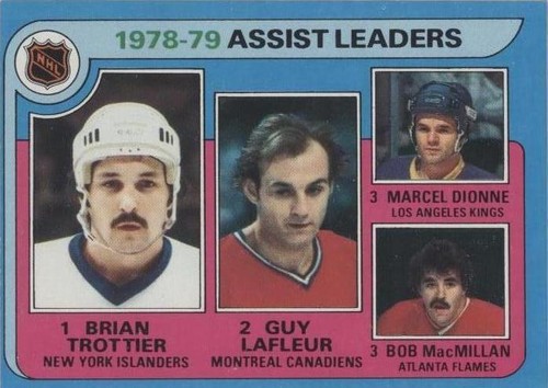 1979-80 Topps - Bob MacMillan Bryan Trottier Guy Lafleur #2