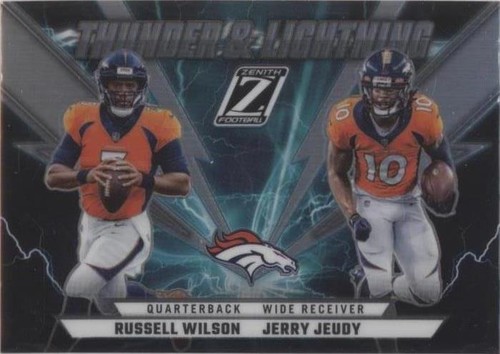 2022 Panini Zenith Jerry Jeudy Russell Wilson #TL-RJ