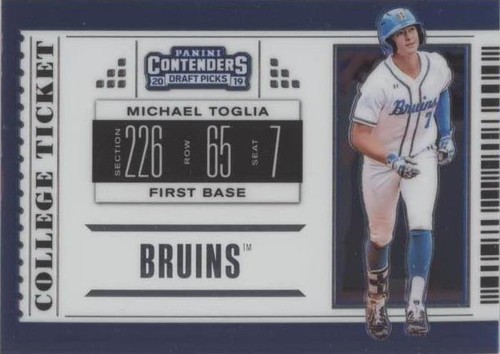 2019 Panini Elite Extra Edition - Michael Toglia #CT-MT