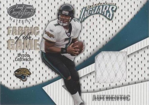 2004 Leaf Certified Materials Byron Leftwich #FG-12