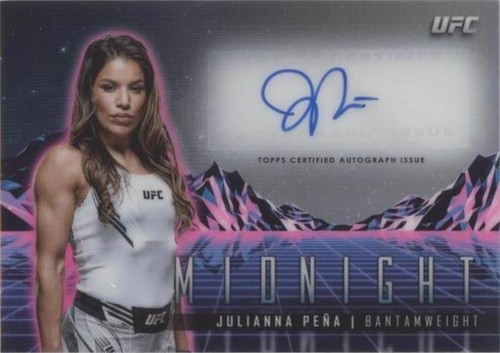 2024 Topps Midnight UFC - Julianna Pena #HS-JPA