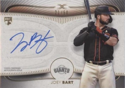 2021 Topps Definitive Collection - Joey Bart #DCA-JBA
