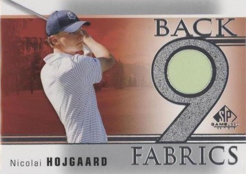 2021 SP Game Used - Nicolai Hojgaard #B9-NH