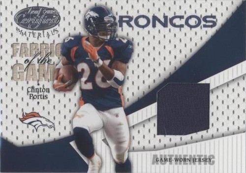 2004 Leaf Certified Materials Clinton Portis #FG-18