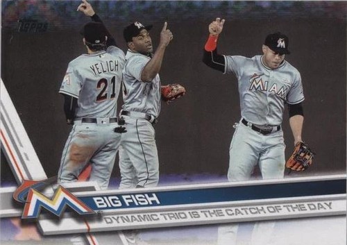 2017 Topps - Christian Yelich Giancarlo Stanton Marcell Ozuna #276
