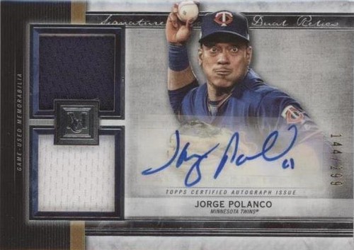2020 Topps Museum Collection - Jorge Polanco #SSDA-JP