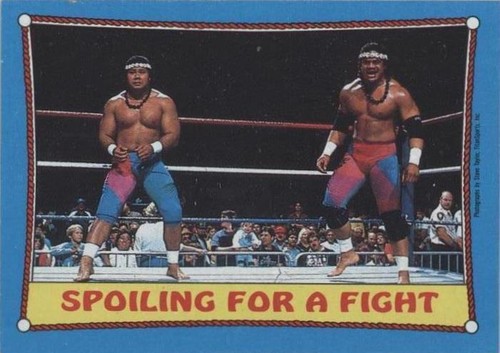 1987 Topps WWF - The Islanders #28