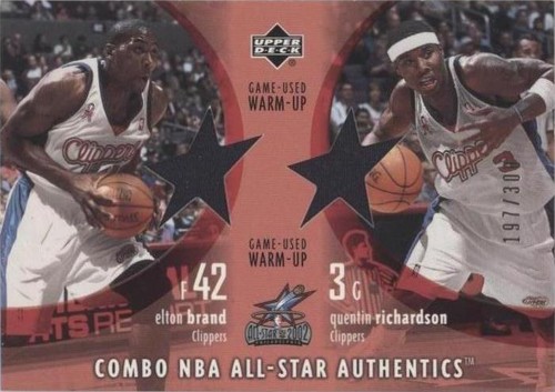 2002-03 Upper Deck - Elton Brand/Quentin Richardson #EB/QR