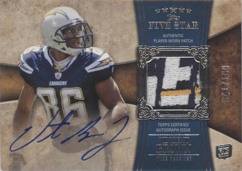 2011 Topps Five Star Vincent Brown #168