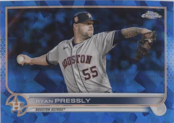 2022 Topps Chrome Update Series Sapphire Edition - Ryan Pressly #US264