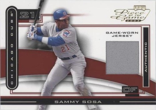 2003 Playoff Piece of the Game - Sammy Sosa #POG-88