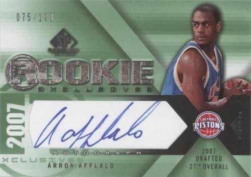 2007-08 SP Game Used - Arron Afflalo #RE-AA