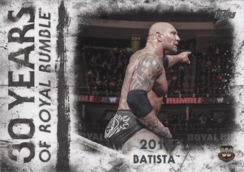2018 Topps WWE Undisputed - Batista #RR-22
