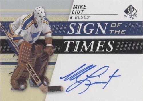 2019-20 SP Authentic - Mike Liut #SOTT-ML