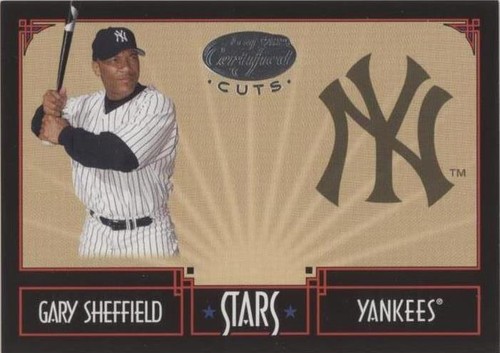 2004 Leaf Certified Cuts - Gary Sheffield #S-35
