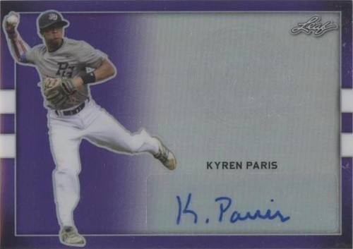 2018 Leaf Perfect Game National Showcase - Kyren Paris #BA-KP1