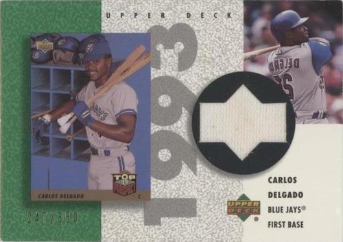 2002 Upper Deck Authentics - Carlos Delgado #R-CD