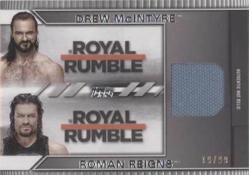 2021 Topps WWE Undisputed - Drew McIntyre Roman Reigns #MA-DR