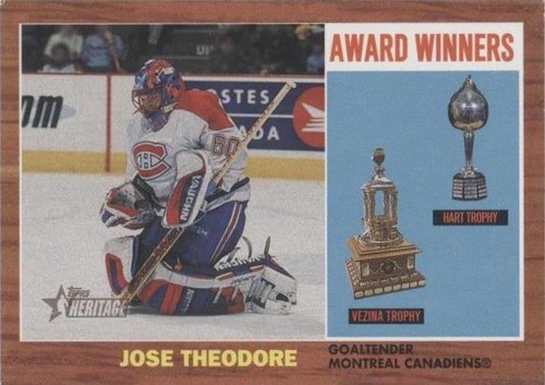 2002-03 Topps Heritage - Jose Theodore #105