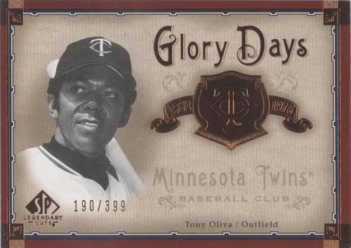 2005 SP Legendary Cuts - Tony Oliva #GD-TO