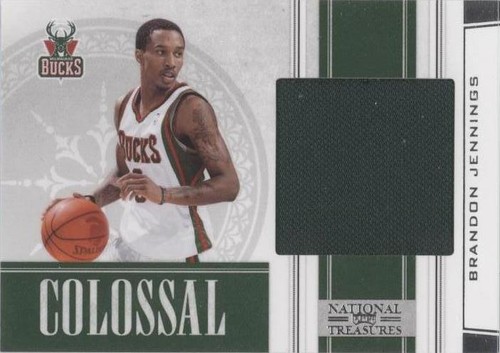 2009-10 Playoff National Treasures - Brandon Jennings #14