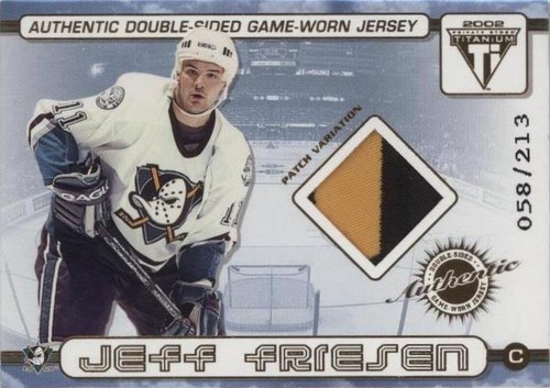 2001-02 Pacific Private Stock Titanium - Jeff Friesen Oleg Tverdovsky #2