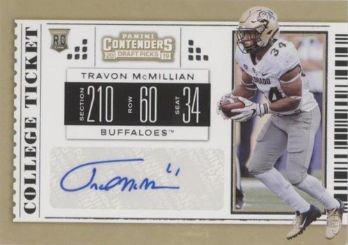 2019 Panini Contenders Draft Picks Travon Mcmillian #291