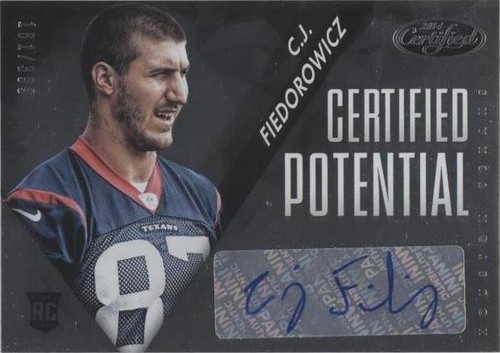 2014 Panini Certified C.J. Fiedorowicz #P-CJ