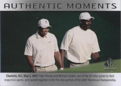 2014 SP Authentic - Michael Jordan Tiger Woods #69