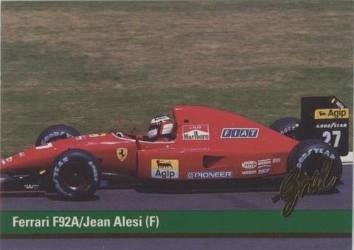 ミニチャンプス　Jean Alesi　LIMITED EDITION Ferrari F92A Jean Alesi #27 1992 1/43 Minichamps F1 Formula