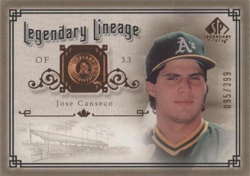 2005 SP Legendary Cuts - Jose Canseco #LE-CA