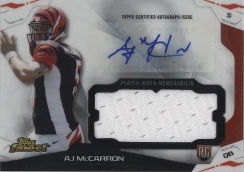 2014 Topps Finest A.J. McCarron #AJR-AM
