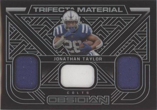 2022 Panini Obsidian Jonathan Taylor #TFM-JTA