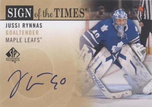 2012-13 SP Authentic - Jussi Rynnas #SOT-JR