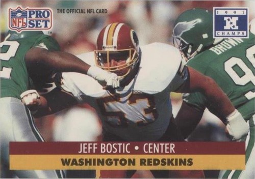 1991 Pro Set Jeff Bostic #676