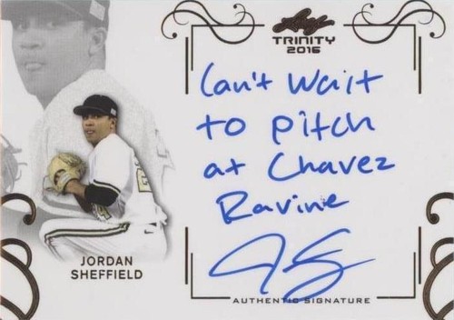 2016 Leaf Trinity - Jordan Sheffield #A-JS1