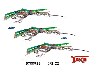 MINI EMULATORE FLASH SPOT PRAWN TAKE  1/8 oz VERDE 3 PZ 5700923