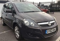 2012 Vauxhall Zafira Design Mpv Petrol Manual