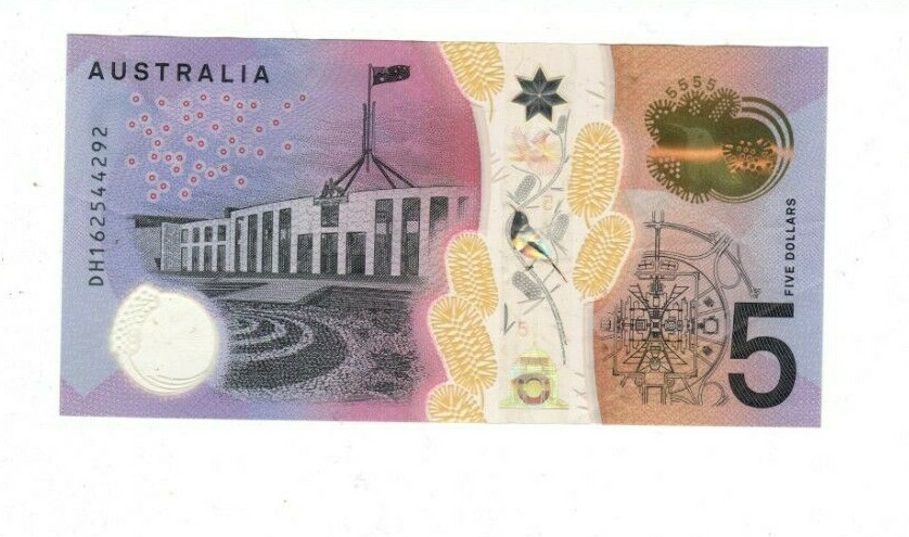 Australia $5.00 Dollar Bank Note Circulated Valid Currency Australian