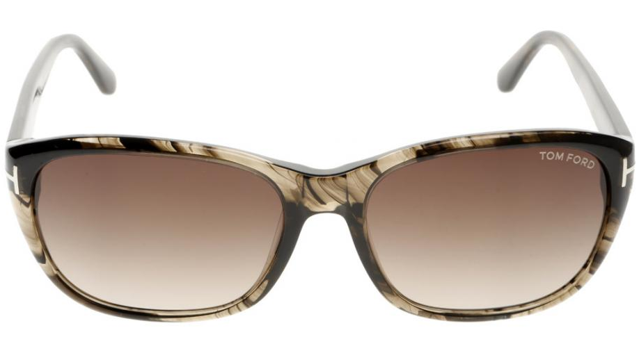 Authentic TOM FORD London TF396 50K Smoke Marble Brown