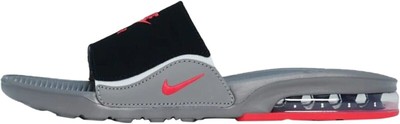 

Nike AM Camden Slide Flat Pewter/Siren для больших детей красно-черные (CZ4665 002), Nike am camden slide flat pewter/siren red-black