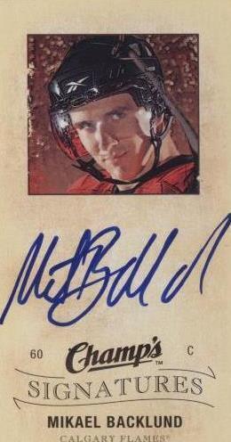 2009-10 Upper Deck Champ's - Mikael Backlund #CS-BA