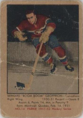 1951-52 Parkhurst - Bernie Geoffrion #14
