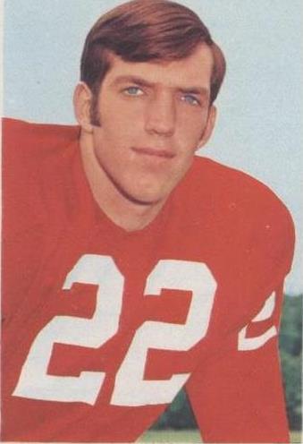 1972 The Wonderful World of Pro Football USA Player Stamps Roger Wehrli #344