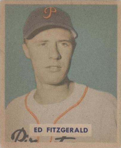1949 Bowman - Ed Fitz Gerald #109