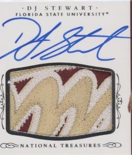 2015 Panini National Treasures College - DJ Stewart #DJS