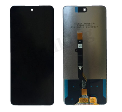 For Tecno Camon 17 Plus CG7 LCD Display Touch Screen Digitizer Assembly Black