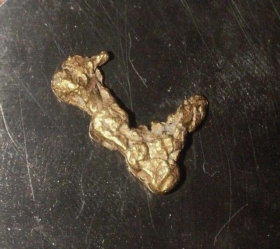 Genuine Natural Gold Nugget from Atlin, BC,  1.87 Grams