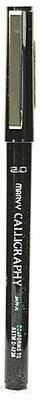Marvy Uchida 6000 Calligraphy Pens (Black) - 2.0 mm Fine Case Pack 6